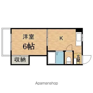 キャビン23【306号室】の間取り