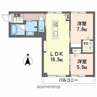 BON FILONE【2階】の間取り