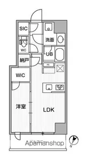 シーズンフラッツ新大塚【2階】の間取り
