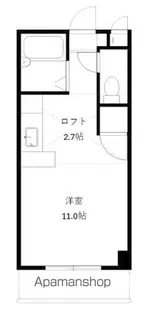 メゾン幸PARTⅡ【202号室号室】の間取り