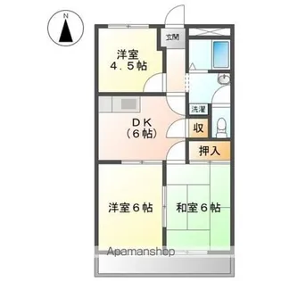 グランドポリス92【201号室】の間取り