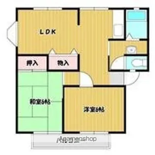 サンビレッジ白金B棟【202号室】の間取り