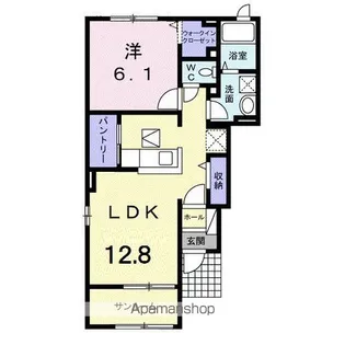 セレーノA【1階】の間取り