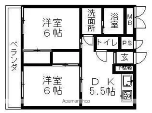 田中マンション【302号室】の間取り