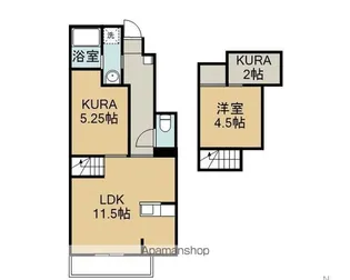 ジョワ・ラフィネ【1階】の間取り