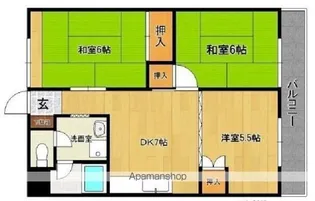 長門石OCビル【307号室】の間取り