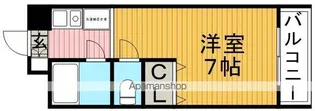 光ミノオパレス【4階】の間取り