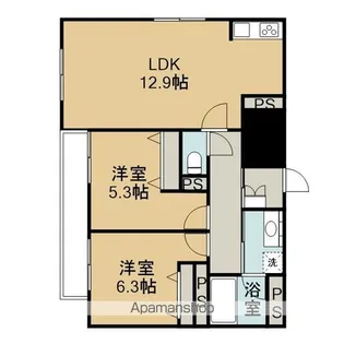 妙典テラス【2階】の間取り