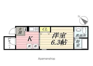 ハーミットクラブハウスソフィア横浜生麦駅前【1階】の間取り