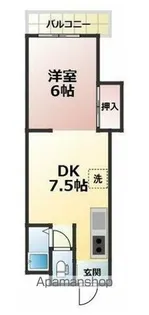 ヴィラLA007【2階】の間取り