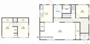 岐阜県岐阜市加野7丁目【一戸建】の間取り
