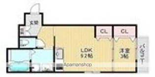 QHOUSE桑原【1階】の間取り