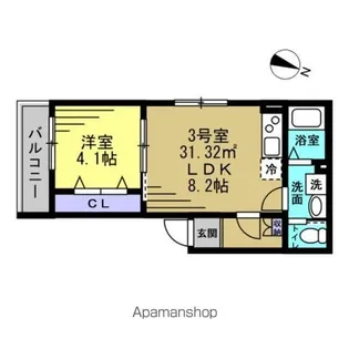 KAIROS【2階】の間取り