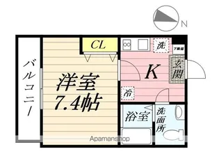 QUIET CRAB HOUSE 鶴見浅野(仮)【301号室】の間取り