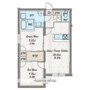 QUADOR NOIE 今池【502号室】の間取り