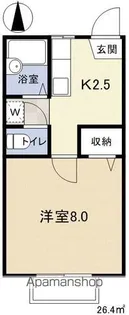 フレグランス郵とぴあ【A202号室】の間取り