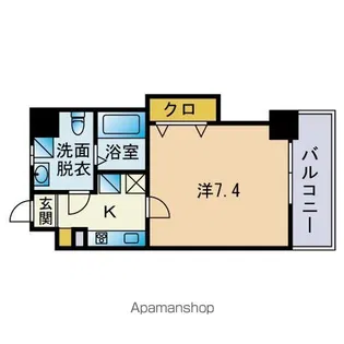 ミ・シュール西公園【4階】の間取り