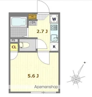 プロスペリティ成増【1階】の間取り
