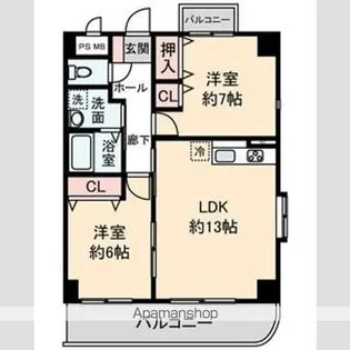 SUN PHOENIX【2階】の間取り