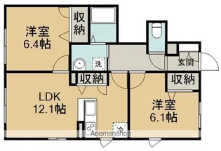 ヴィラ ルミエール【1階】の間取り