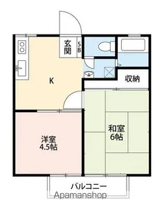 オオクマハイツ【1階】の間取り