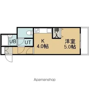 ライオンズマンション函館湯川第3【505号室】の間取り