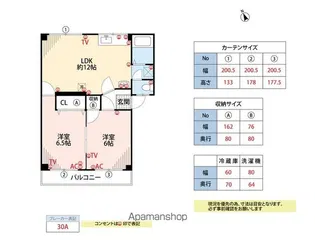 第1ハイマート執行【302号室】の間取り