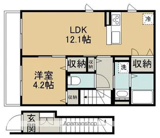 ハイムデポ【202号室】の間取り
