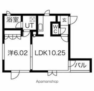 EN下目黒【3階】の間取り