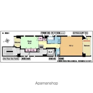 ONE泉【2階】の間取り