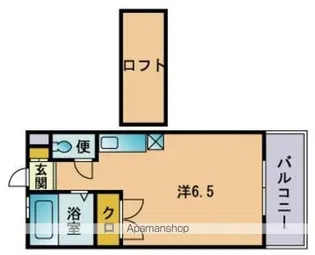 プリメール西新【2階】の間取り