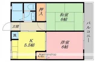 ルミエール【202号室】の間取り