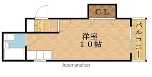 レオパマンション【202号室】の間取り