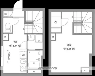 MONSOLEIL水天宮【1階】の間取り