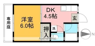 東雲ハイツ【1階】の間取り