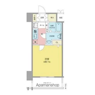 SHOKEN Residence名古屋SOUTH【12階】の間取り
