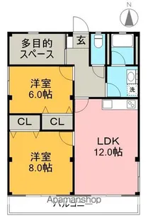 アーバンビレッジⅣ【1階】の間取り