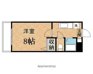 ルナパーク井上Ⅱ【1階】の間取り