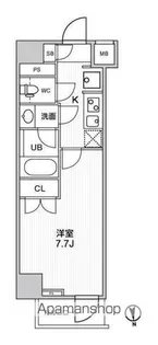 THERESIDENCE神楽坂Ⅰ【6階】の間取り
