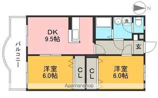 エスペランサ Ⅰ【3階】の間取り