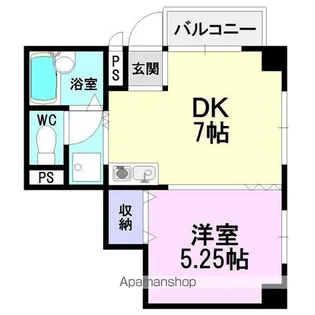 ハーミニアス高蔵寺【5階】の間取り