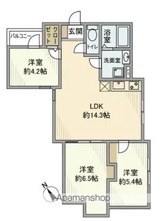 第一アパート【2階】の間取り