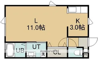 ROGER MIHARA(ロジェミハラ)【202号室】の間取り