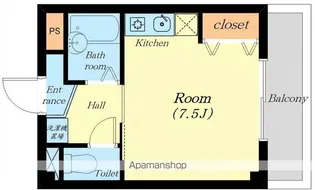 倶楽部ハウスK【305号室】の間取り