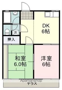 ライムライトA【1階】の間取り