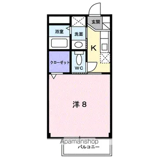 アネックス F B【1階】の間取り