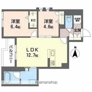 アビタシオン野神.【1階】の間取り