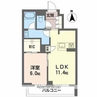セブンオーガスタⅣ【3階】の間取り