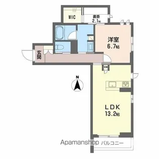 ロイヤルグランコート虎丸【3階】の間取り
