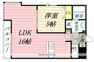 LUANA・AIR・RESIDENCE五橋【3階】の間取り
